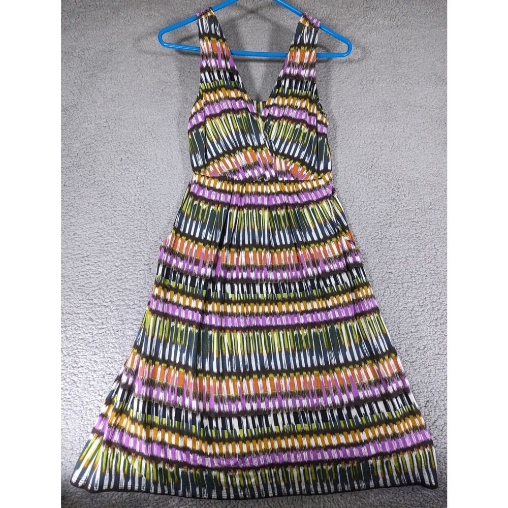 Nell Couture Dress Size Small Multi Color Midi Dress Anthropologie